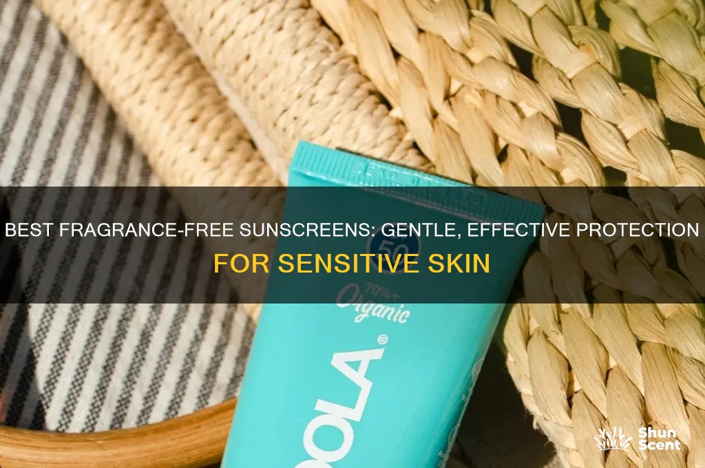 what is a good sunscreen w no perfumes