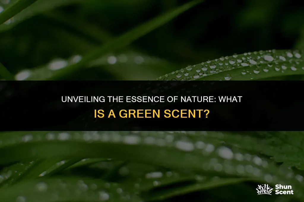 what is a green scent