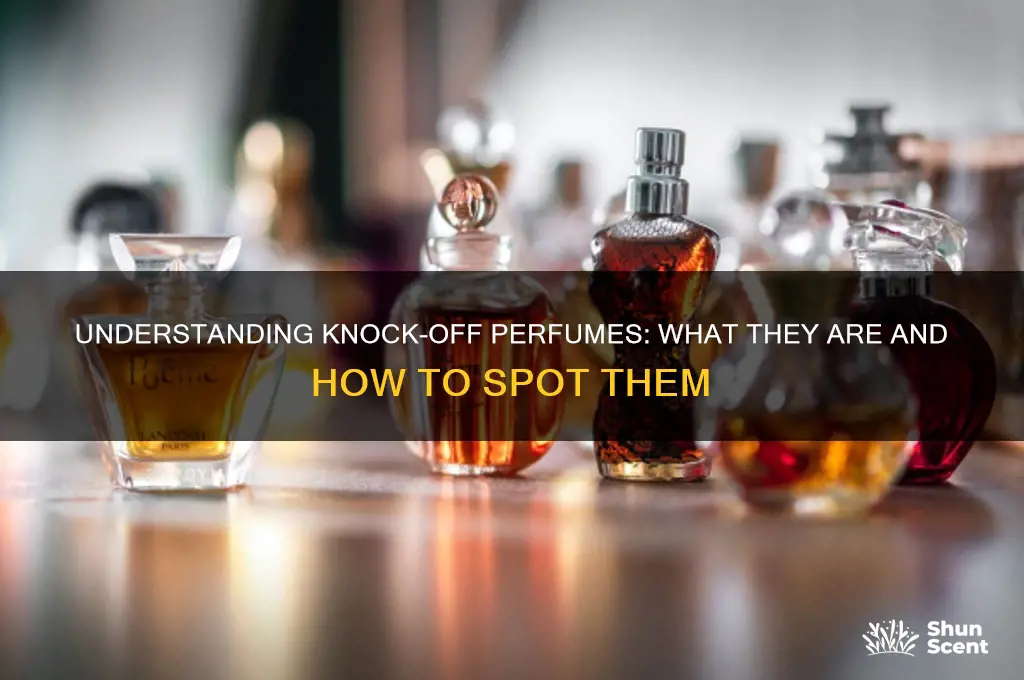 what is a knock off perfume