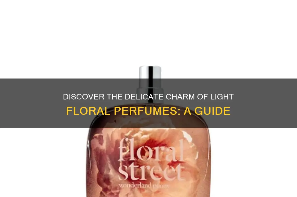 what is a light floral perfume