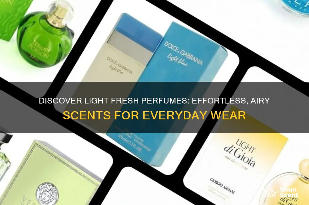 what is a light fresh perfume