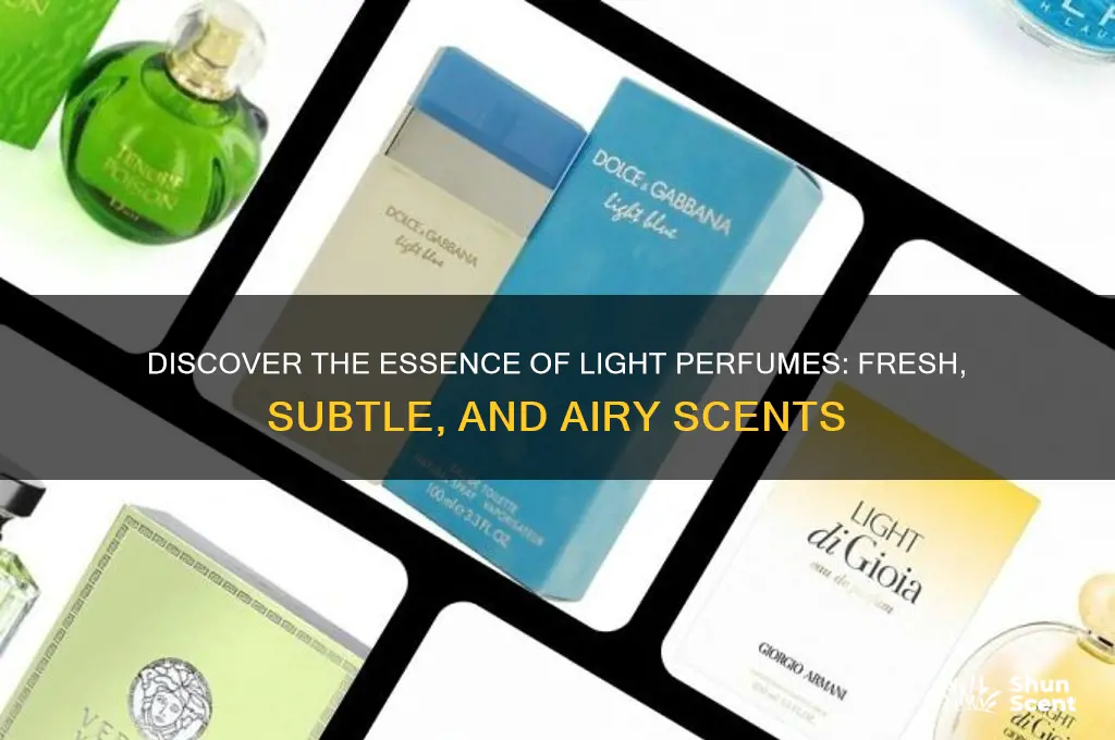 what is a light perfume