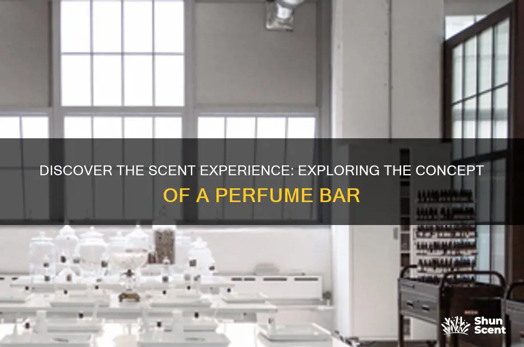 what is a perfume bar