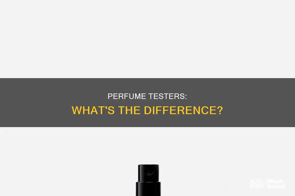 what is a perfume tester difference