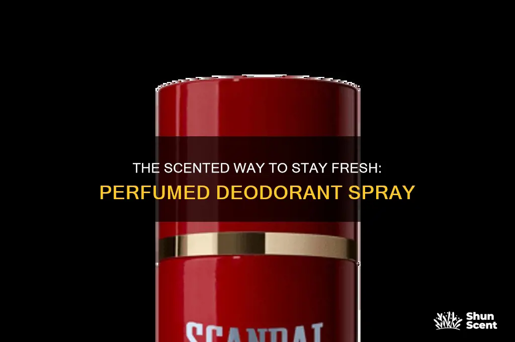 what is a perfumed deodorant spray