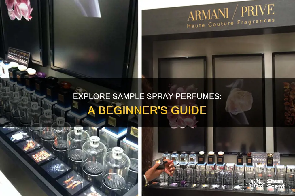 what is a sample spray perfume