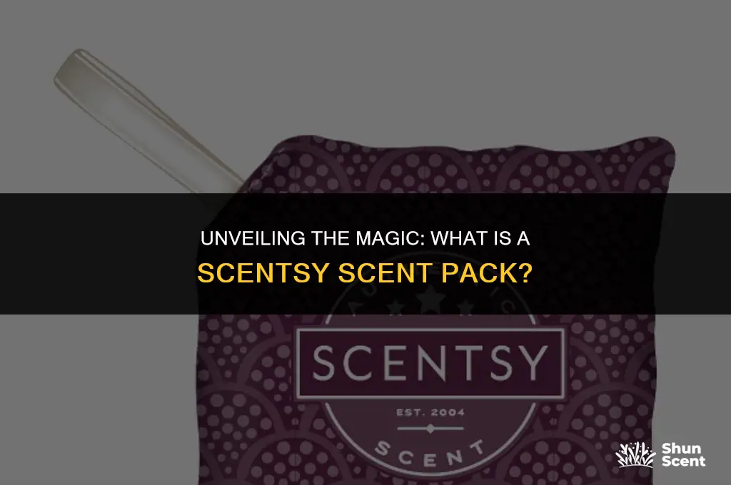 what is a scentsy scent pack