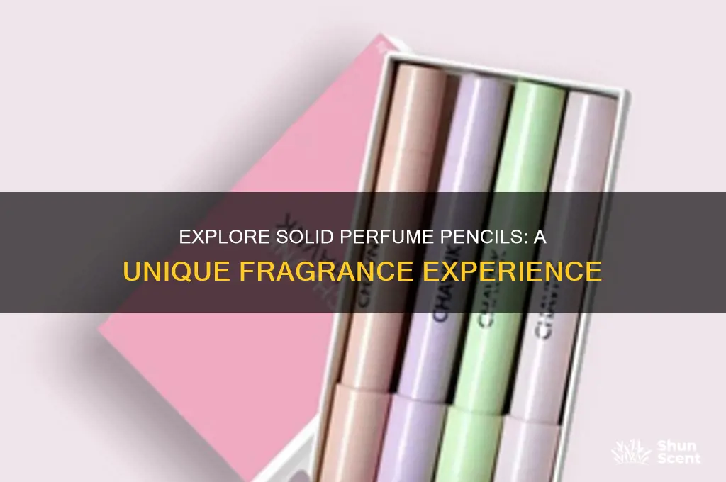 what is a solid perfume pencil