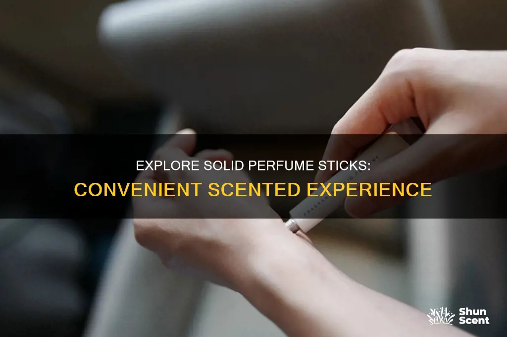 what is a solid perfume stick