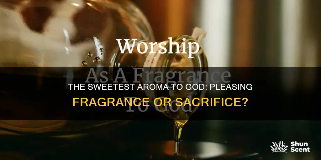 what is a sweet aroma to god