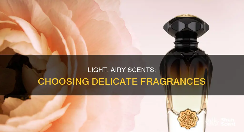 what is a very light perfume fragrance