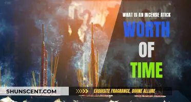 Incense Stick Time: How Much Is a Moment Worth?