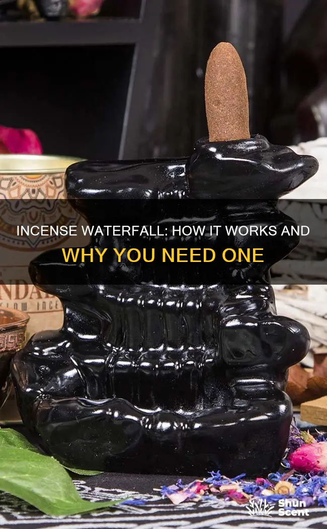 what is an incense waterfall