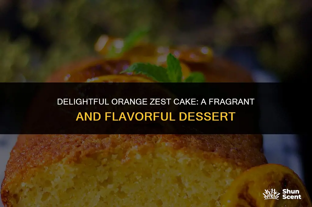 what is an orange scented cake