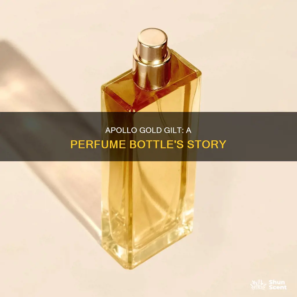 what is apollo gold gilt perfume bottle