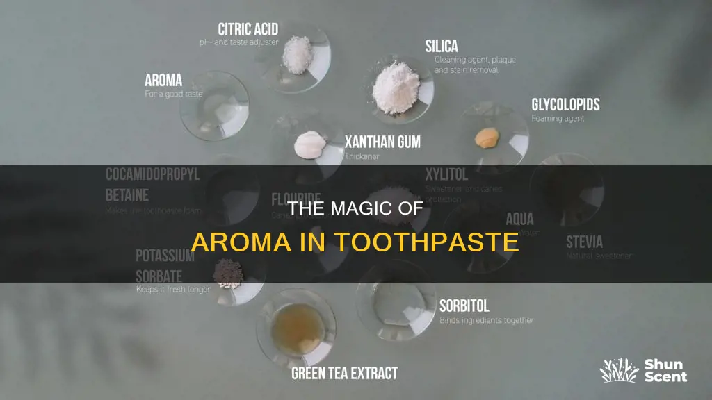 what is aroma in toothpaste