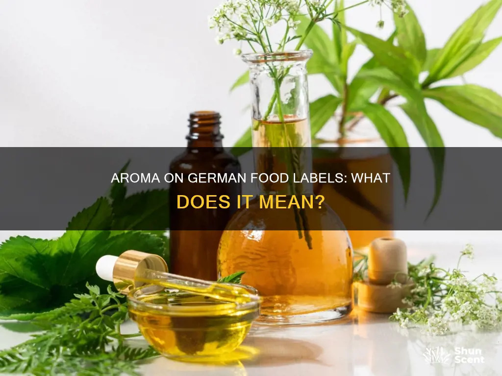 what is aroma on food label germany