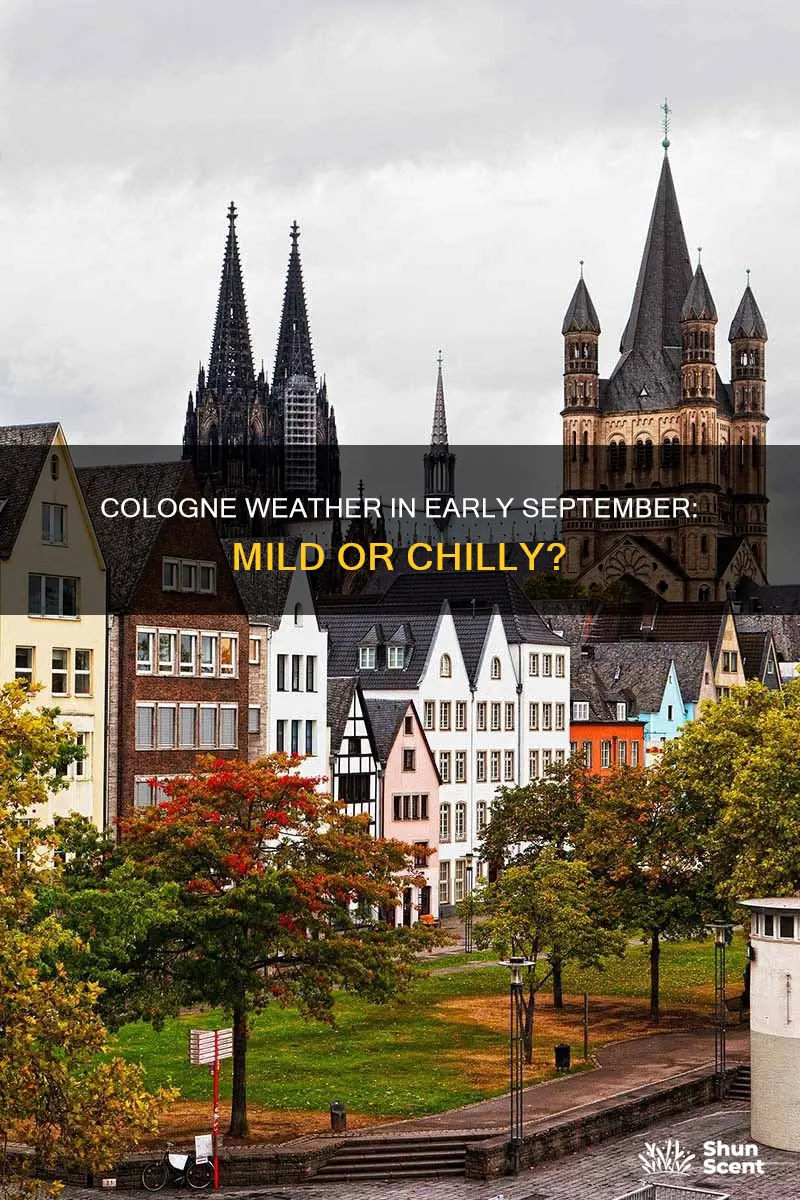 what is average temperature of cologne germany in early sept