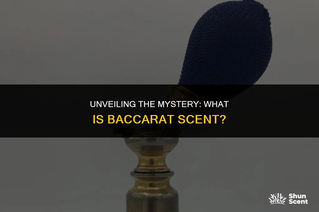 what is baccarat scent