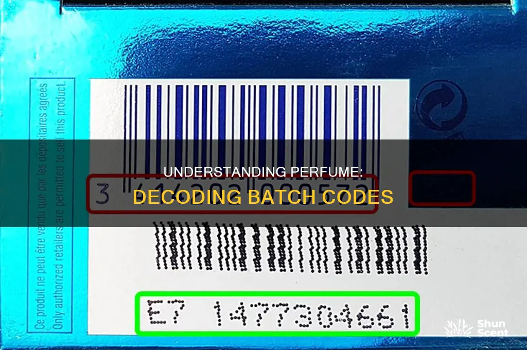 what is batch code of perfume