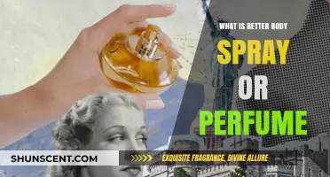 Body Spray vs Perfume: Which is the Best Scent for You?