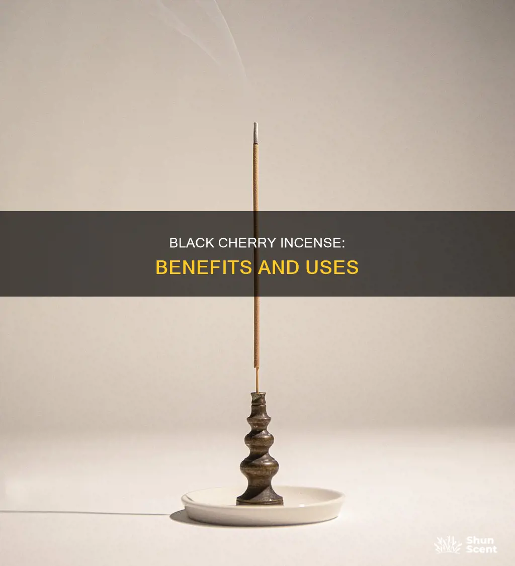 what is black cherry incense good for