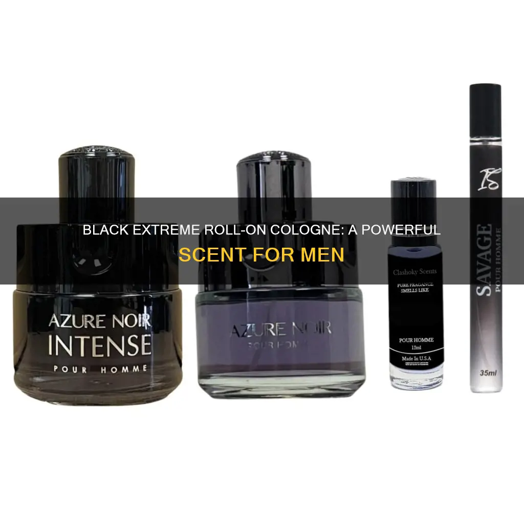 what is black extreme roll on cologne