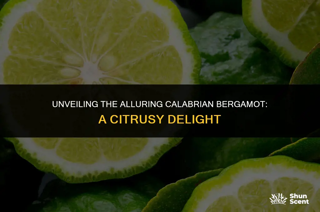 what is calabrian bergamot scent