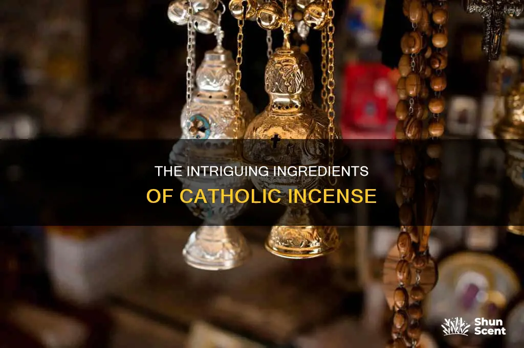 what is catholic incense made of