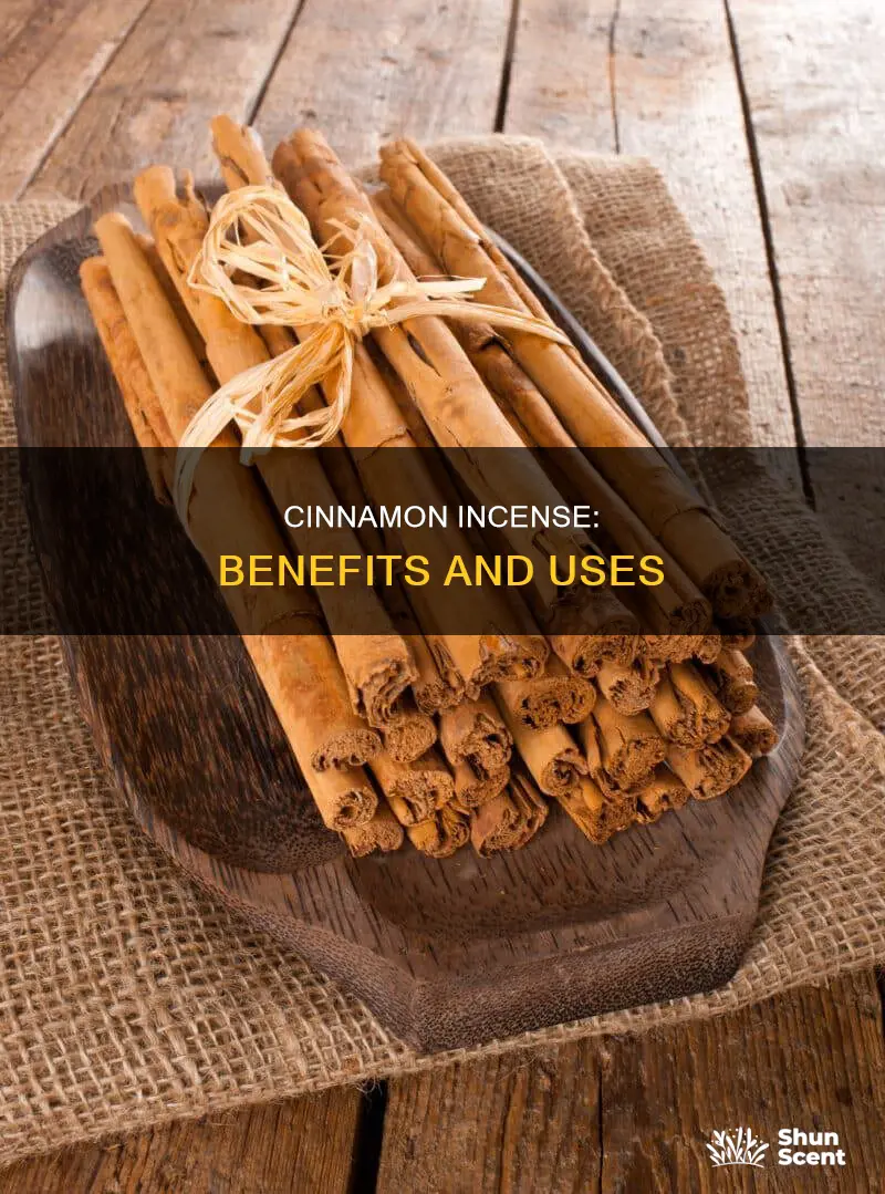what is cinnamon incense used for