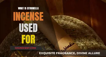 Citronella Incense: Benefits and Uses