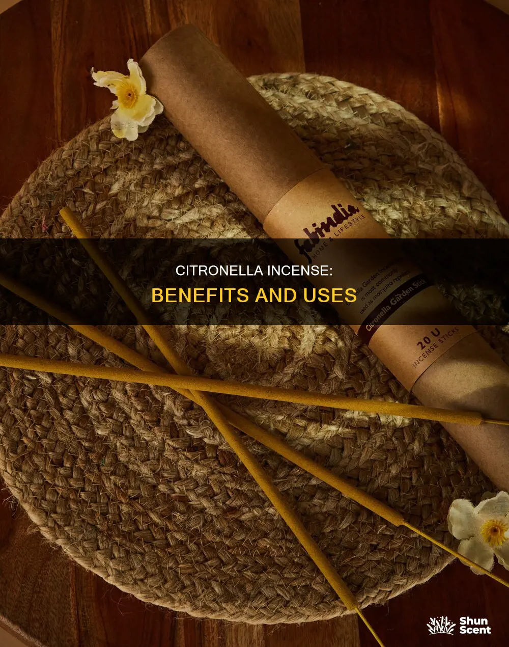 what is citronella incense used for