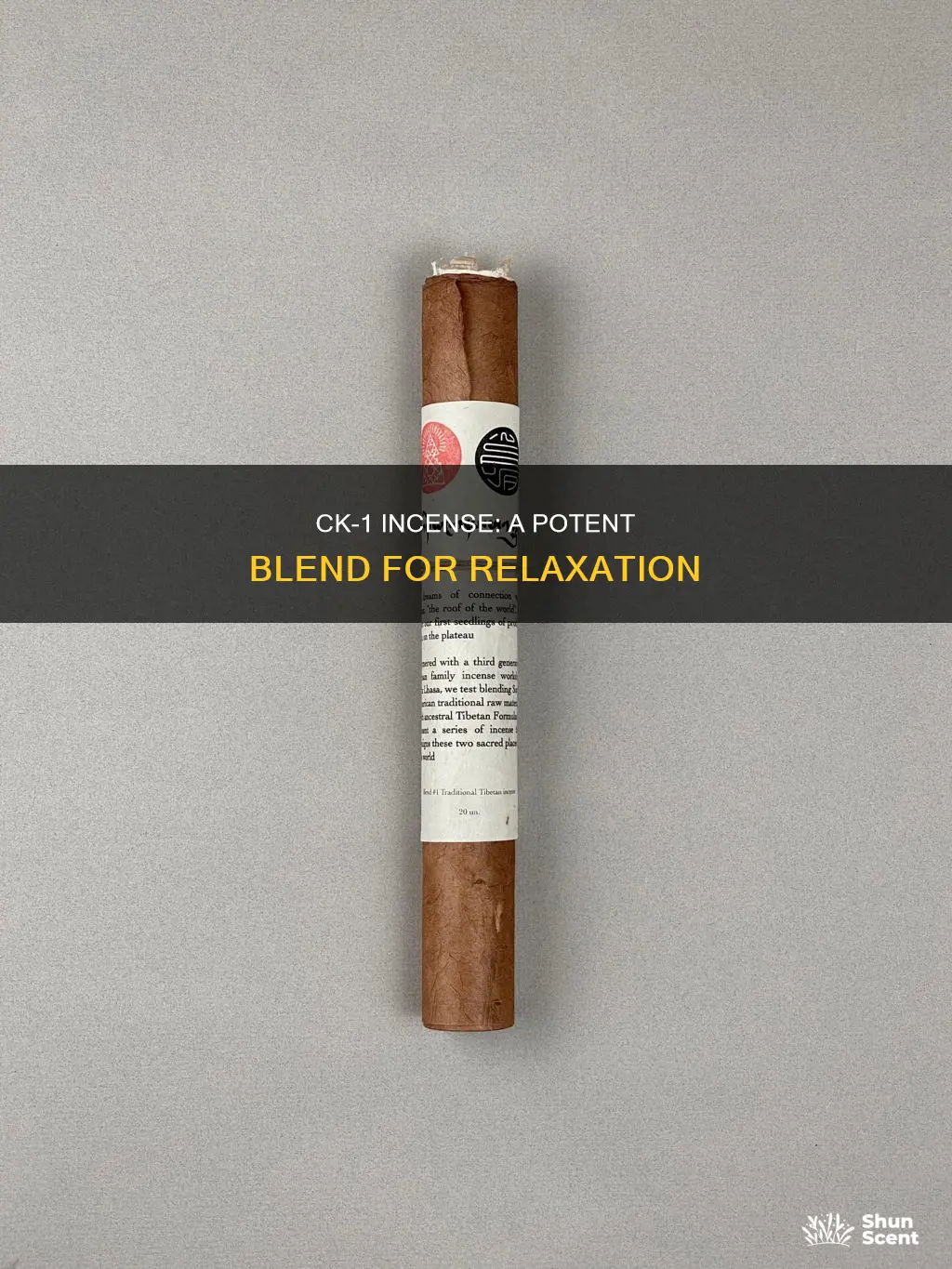 what is ck-1 incense