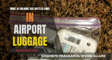 Cologne Bottle Size Limits in Airport Carry-On Luggage