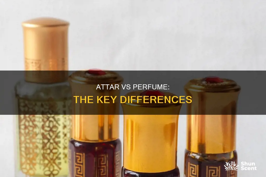 what is difference between attar and perfume