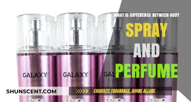 Body Spray vs Perfume: What's the Difference?