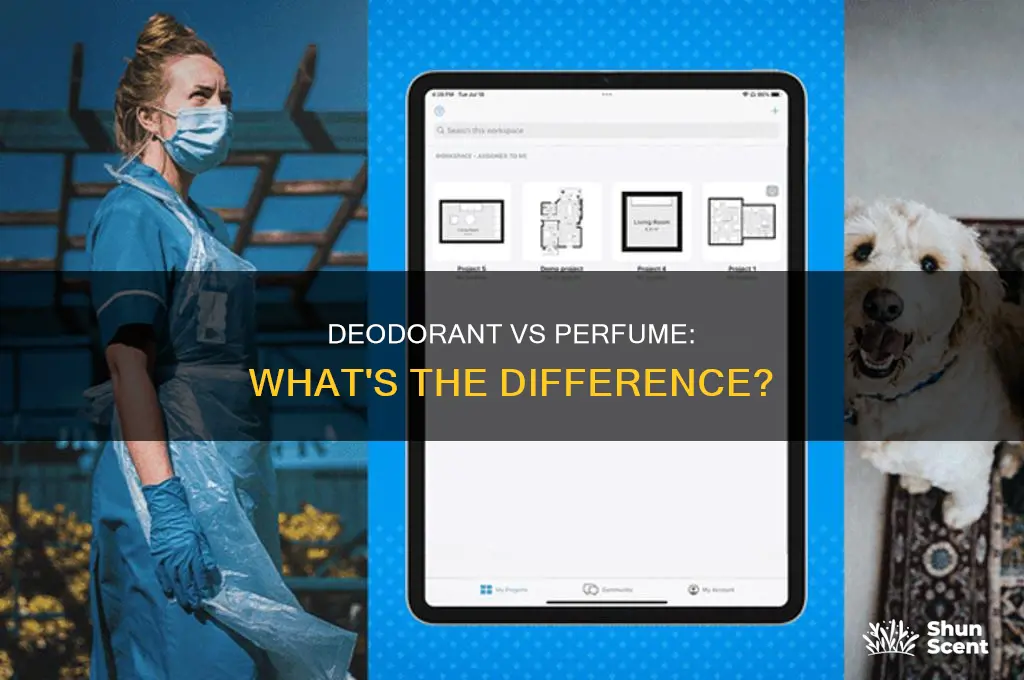 what is difference between deodorant and perfume