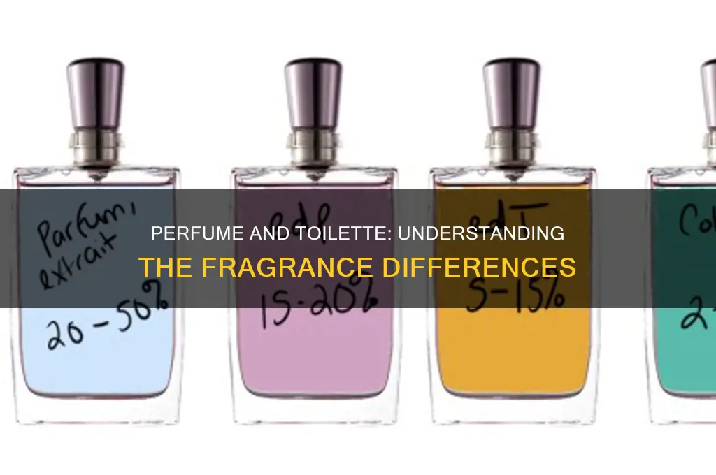 what is difference between perfume and toilette