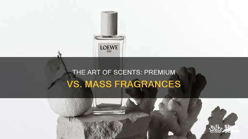 what is difference between premium fragrance and mass fragrance