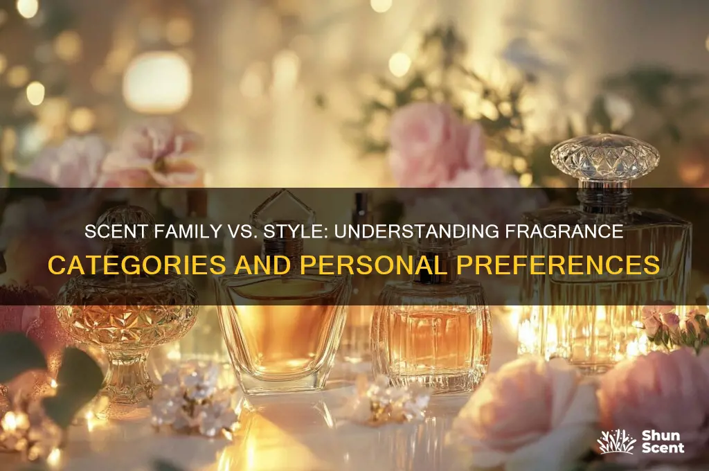 what is difference between scent family and scent style