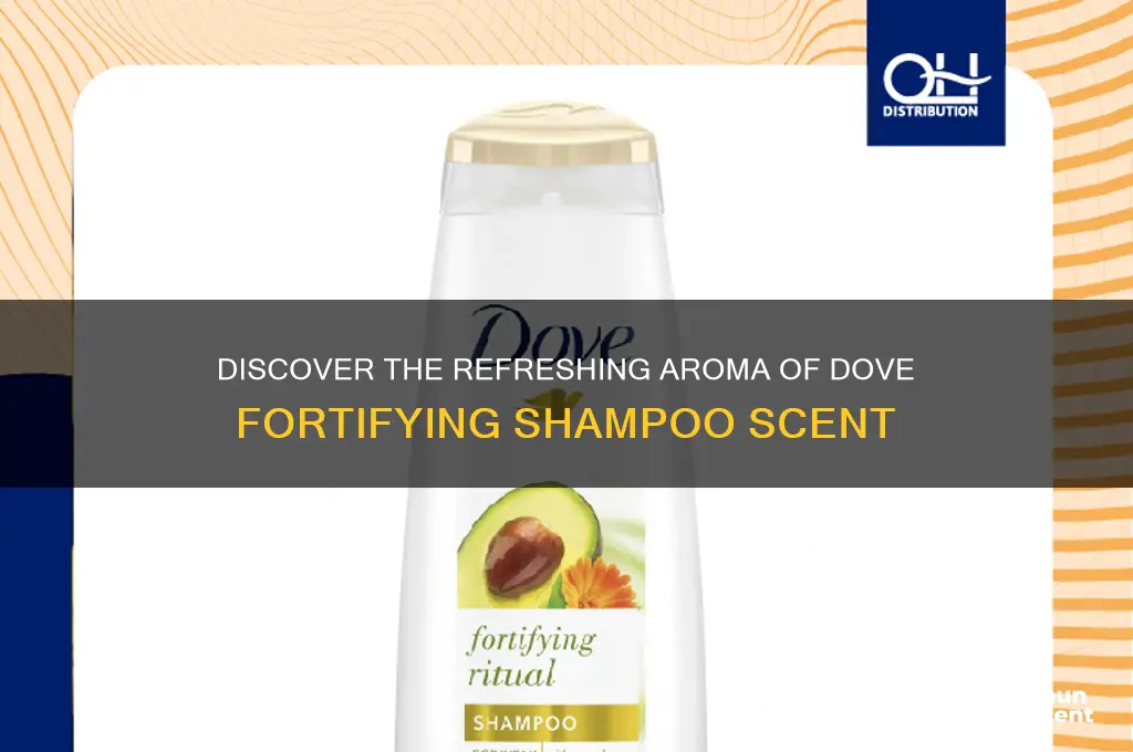 what is dove fortifying shampoo scent