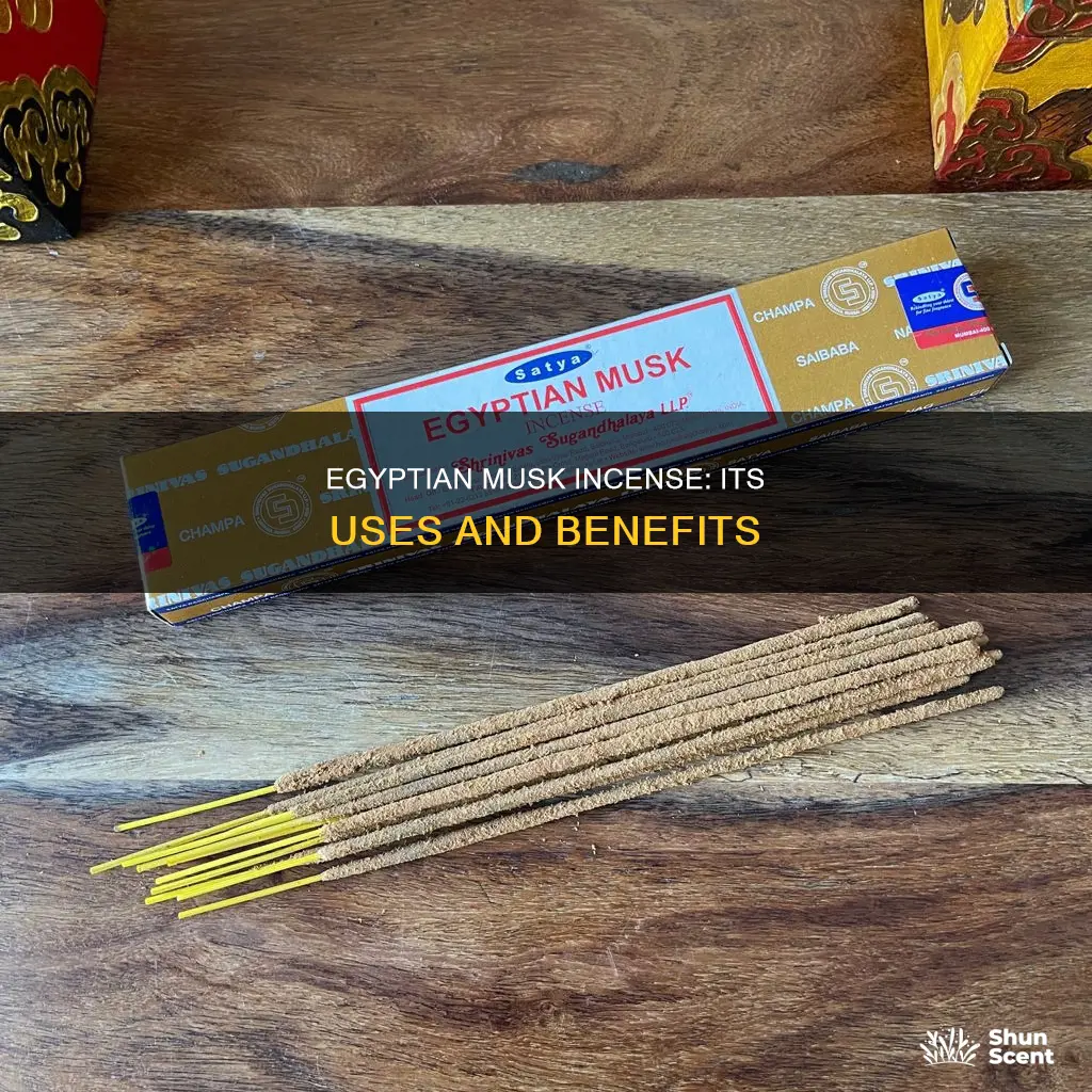 what is egyptian musk incense used for