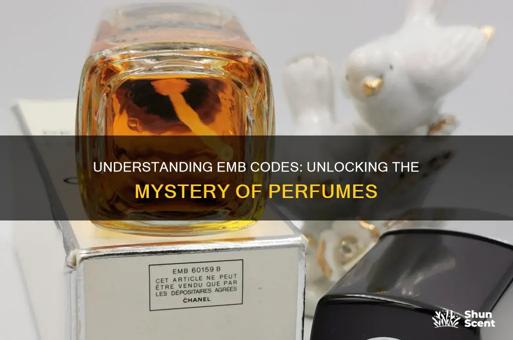 what is emb code on perfume