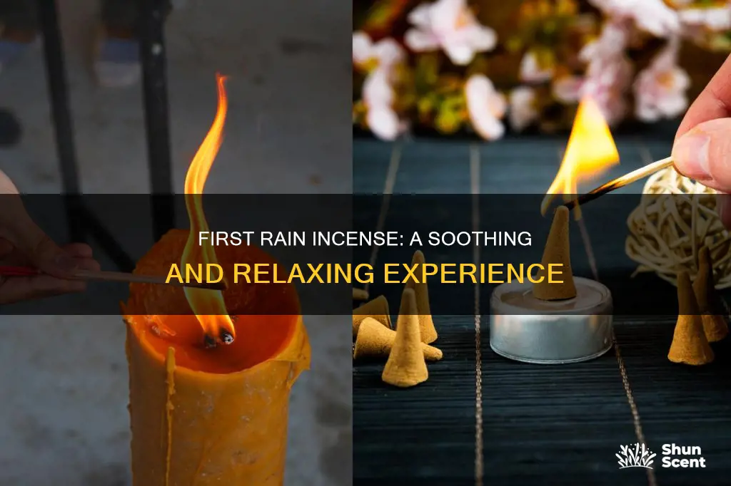 what is first rain incense used for