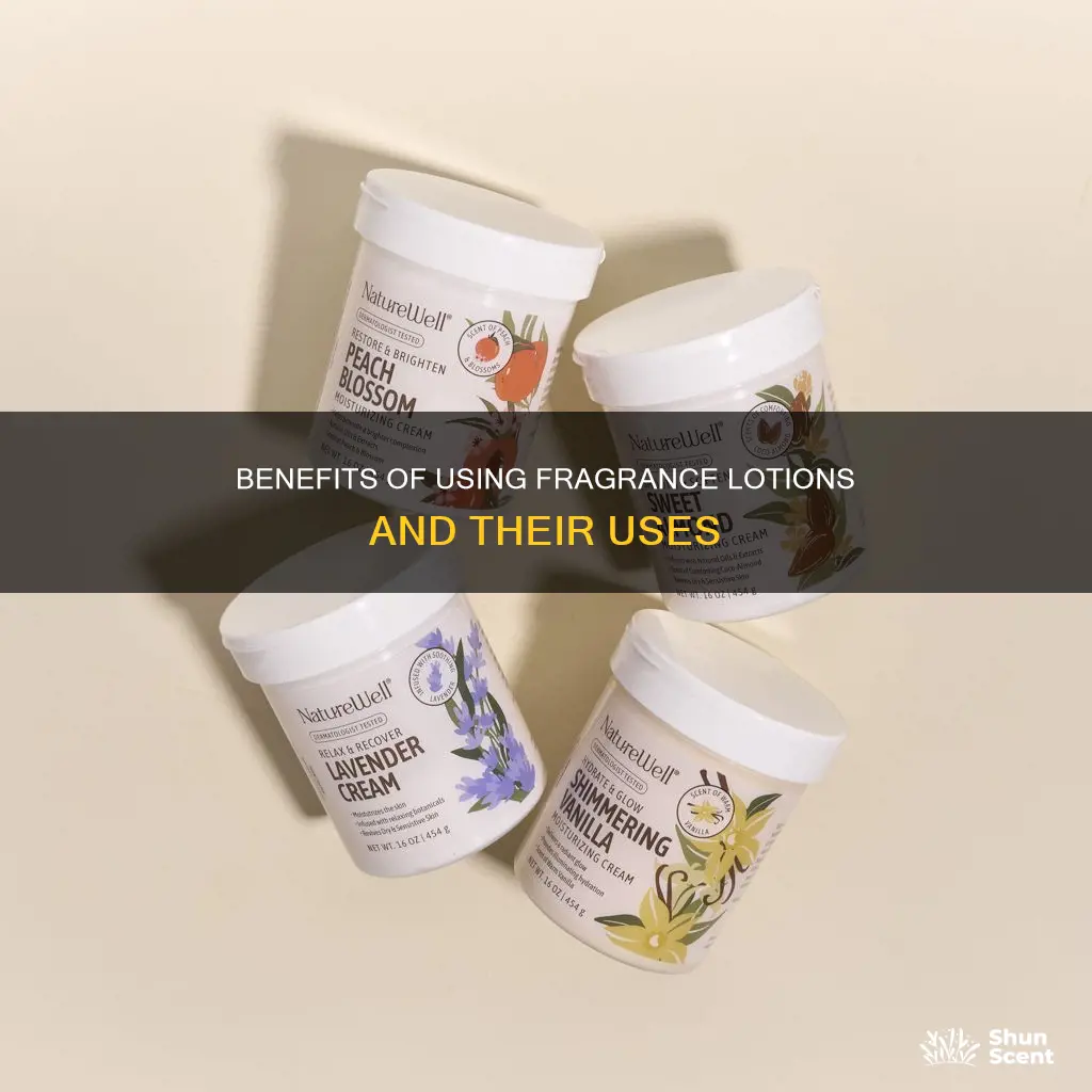 what is fragrance lotion used for