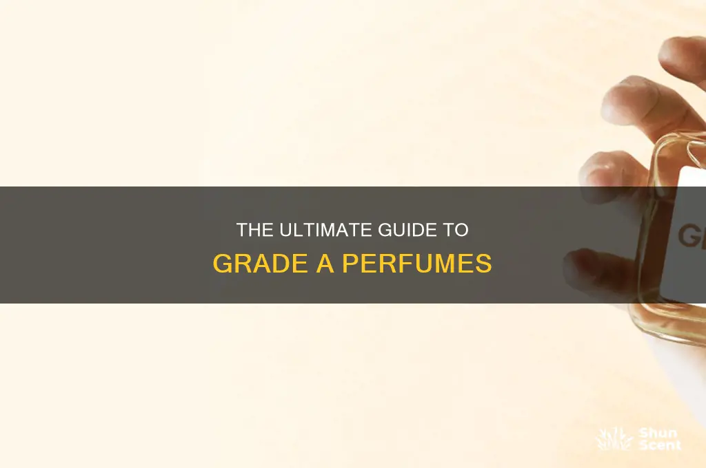 what is grade a perfume
