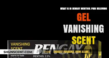 Bengay Menthol Pain Relieving Gel: Ingredients and Vanishing Scent Explained