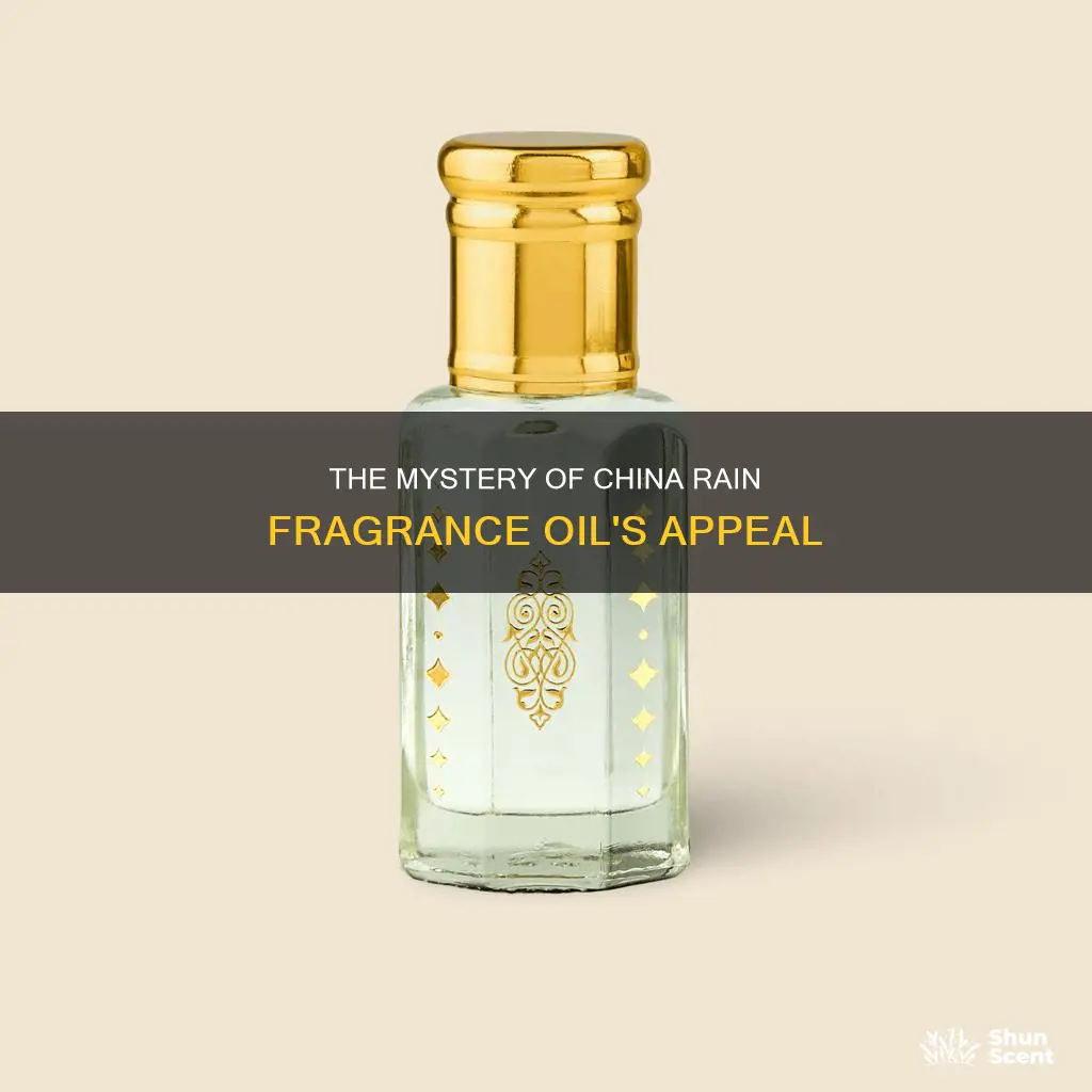 what is in china rain fragrance oil