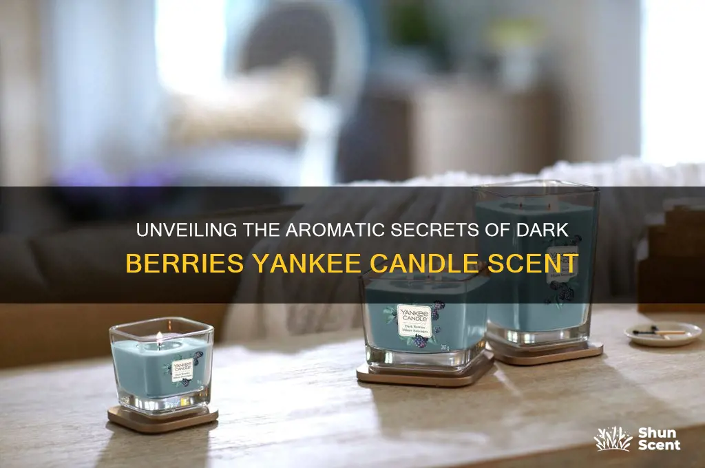 what is in dark berries yankee candle scent
