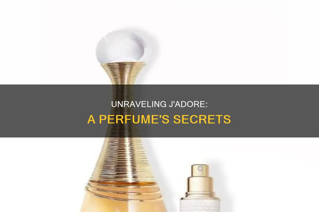 what is in j adore perfume